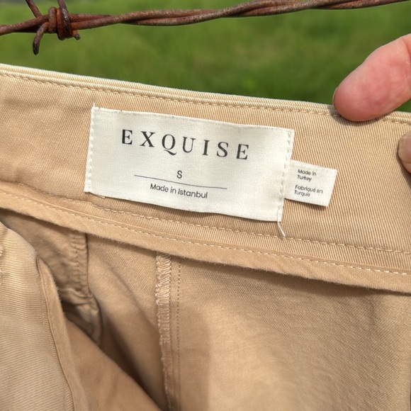 Anthropologie Equise barrel Leg Chinos Cedar Small - Picture 9 of 10